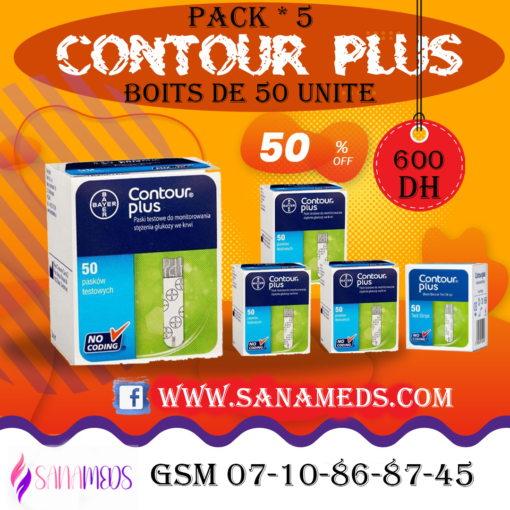 PACK 5 BOITS CONTOUR PLUS DE 50